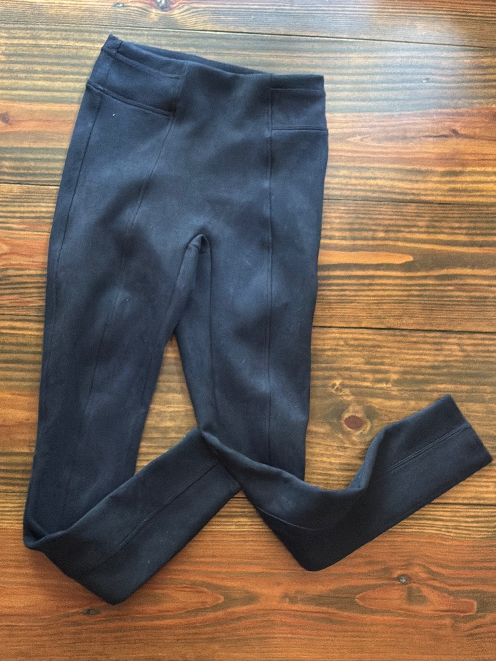 SPANX Black High-Waist Ponte Leggings